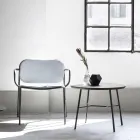 Křeslo do obývacího pokoje potažené látkou Made in Italy 2 kusy - Sangria Viadurini