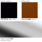 Otočné křeslo do obývacího pokoje z kůže a kovu vyrobené v Itálii - Butterfly Viadurini