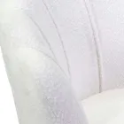 Křeslo do obývacího pokoje z kovu a látky - pozadí Viadurini