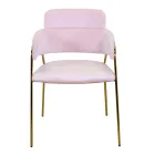 Křeslo do obývacího pokoje ze zlatého kovu a sametu - vlajka Viadurini