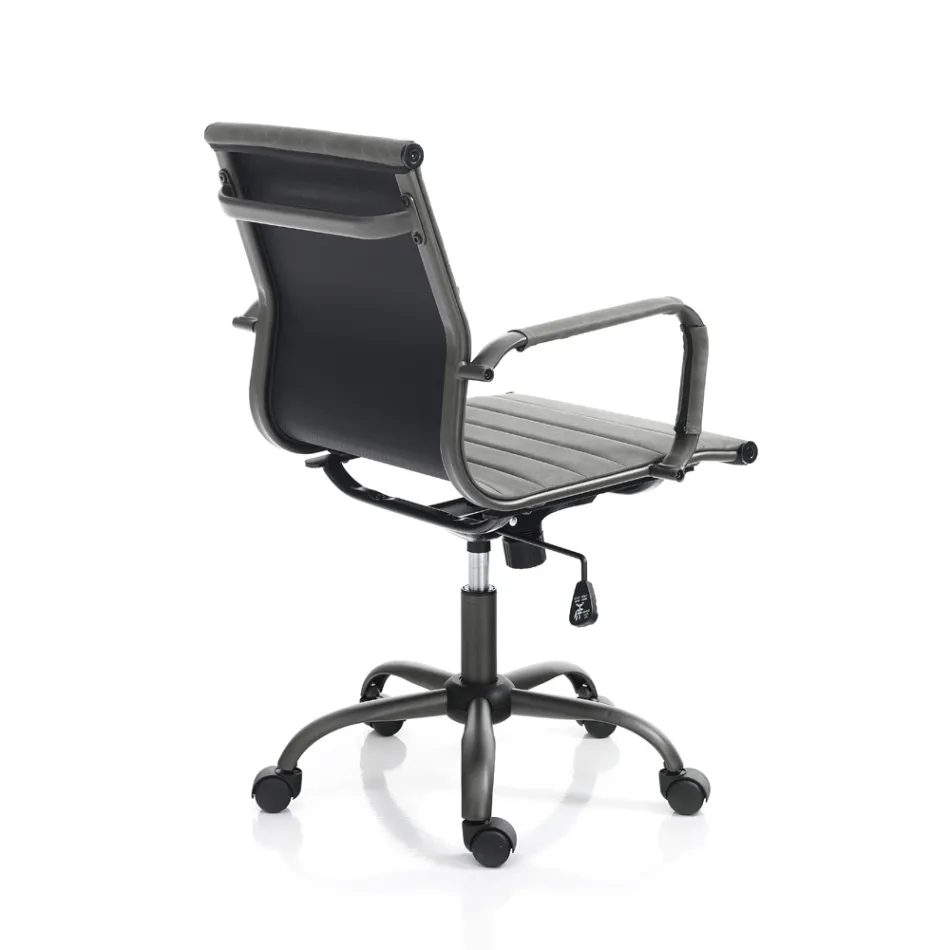 Kancelářské křeslo s vysokým nebo nízkým opěradlem - Rubidio Viadurini