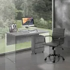 Kancelářské křeslo s vysokým nebo nízkým opěradlem - Rubidio Viadurini