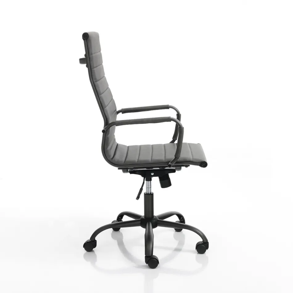 Kancelářské křeslo s vysokým nebo nízkým opěradlem - Rubidio Viadurini