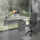 Kancelářské křeslo s vysokým nebo nízkým opěradlem - Rubidio Viadurini