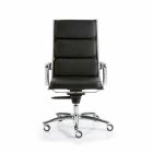 Výkonná kancelářská židle s koženým designem Light Viadurini