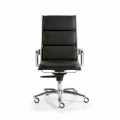 Výkonná kancelářská židle s koženým designem Light Luxy