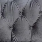 Klasické designové křeslo v barvě dřeva a šedé nebo růžového sametu - Sanny Viadurini