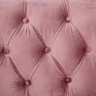 Klasické designové křeslo v barvě dřeva a šedé nebo růžového sametu - Sanny Viadurini