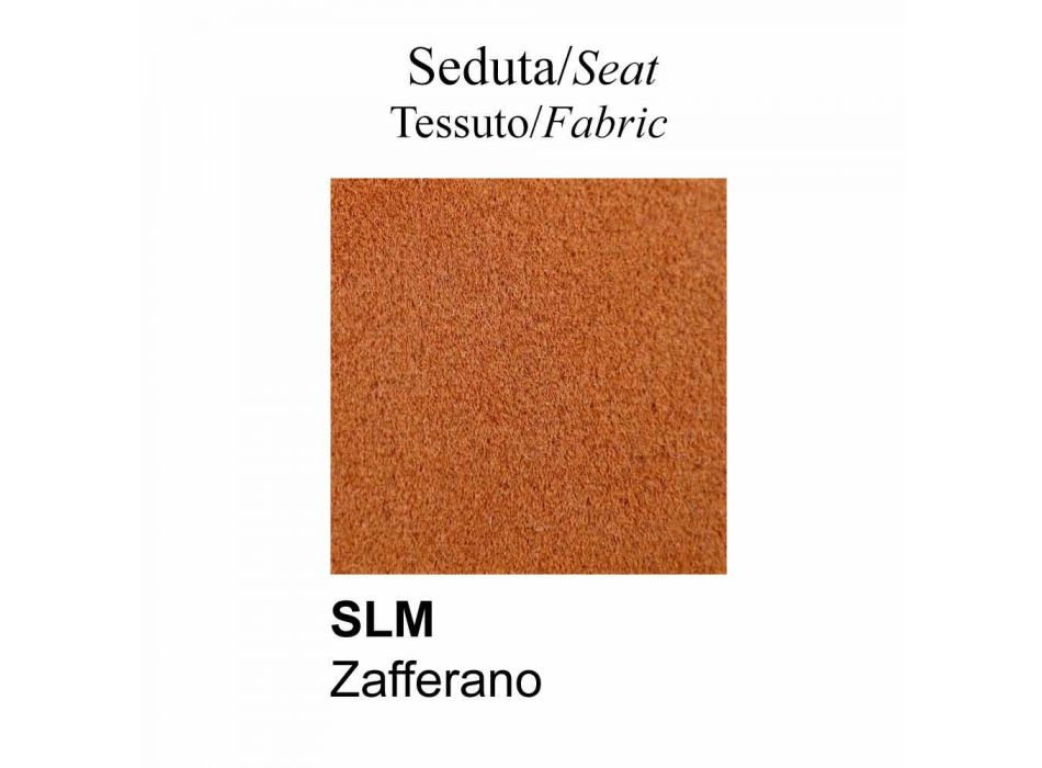 Designové křeslo se sedákem a opěradlem z látky vyrobené v Itálii - Connubia Sixty Viadurini