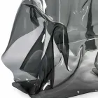 Křeslo moderní design uzeným plexiskla Paříž, made in Italy Viadurini