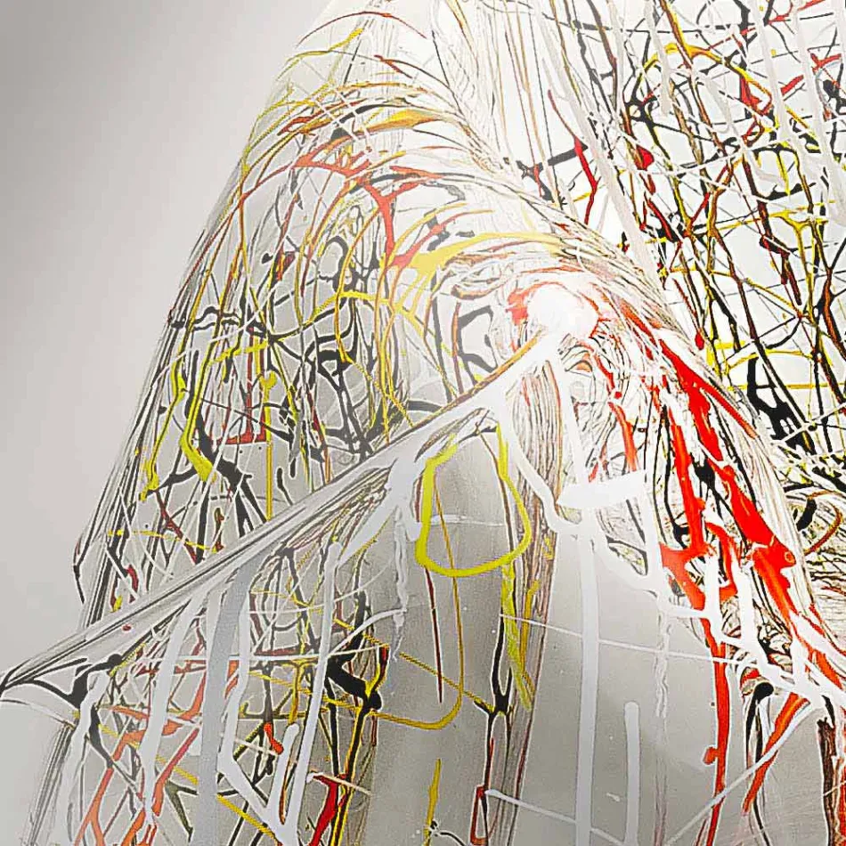 Křeslo moderní design v vícebarevný plexiskla Paříži, made in Italy Viadurini