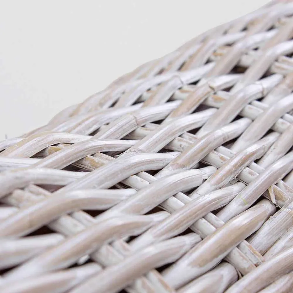 Homemotion Rattan Luxury Design Armchair pro vnitřní / venkovní - Francioso Viadurini