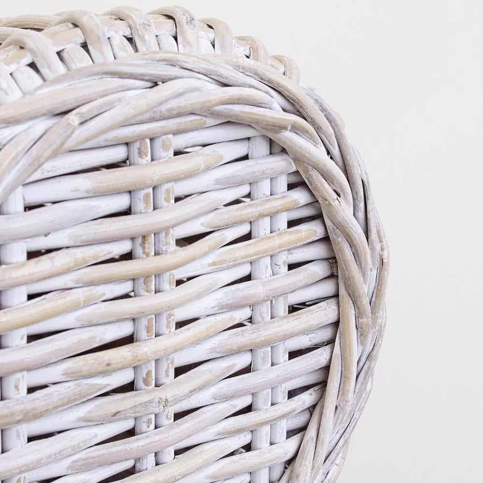 Homemotion Rattan Luxury Design Armchair pro vnitřní / venkovní - Francioso Viadurini