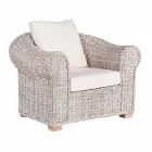 Homemotion Rattan Luxury Design Armchair pro vnitřní / venkovní - Francioso Viadurini
