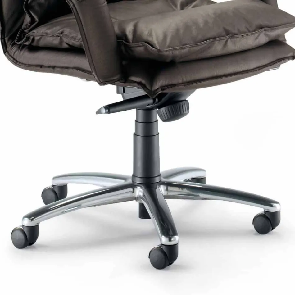 Designérské kožené křeslo vyrobené v Itálii Gemma Viadurini