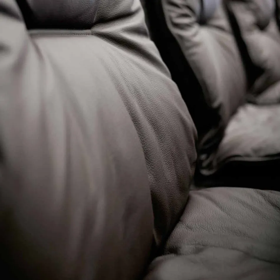 Designérské kožené křeslo vyrobené v Itálii Gemma Viadurini