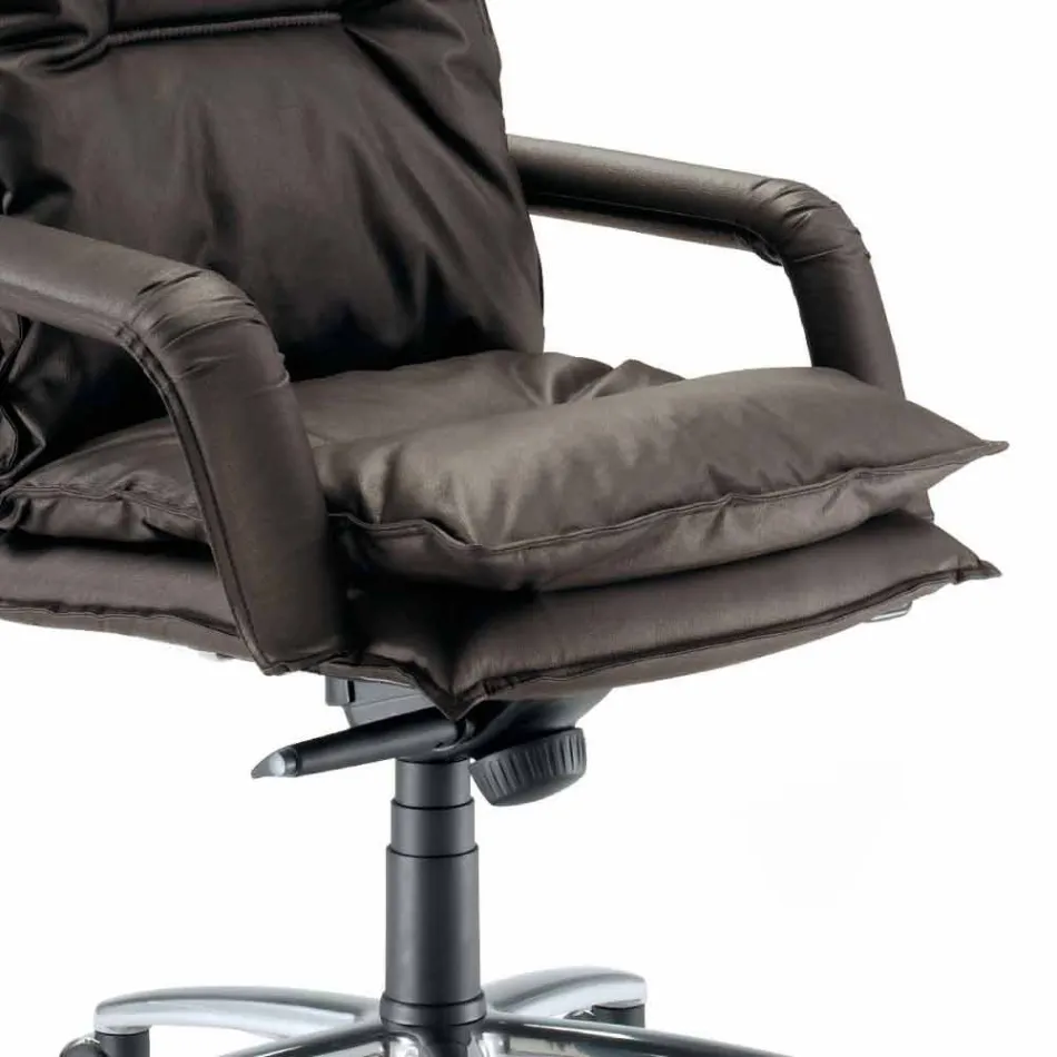 Designérské kožené křeslo vyrobené v Itálii Gemma Viadurini