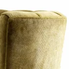 Designové křeslo v polstrované tkanině Grilli Kipling vyrobené v Itálii Viadurini