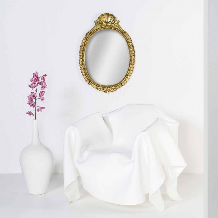 Moderní design křeslo v bílé plexiskla Paříži, made in Italy Viadurini