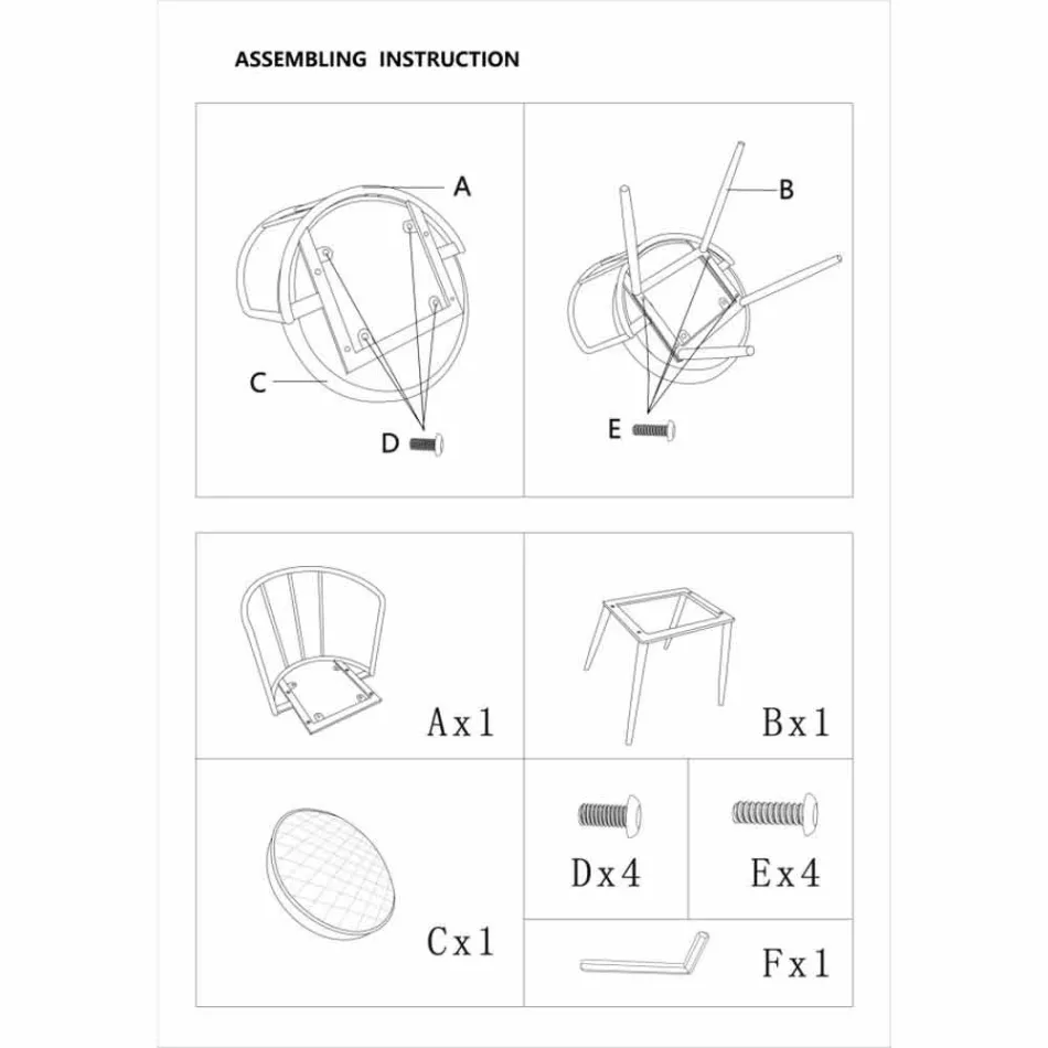 Křeslo v industriálním stylu ze železa a ekokože - Pinny Viadurini