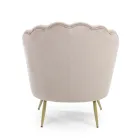 Elegantní čalouněné křeslo do obývacího pokoje Velvet Effect 3 povrchové úpravy - Geppy Viadurini