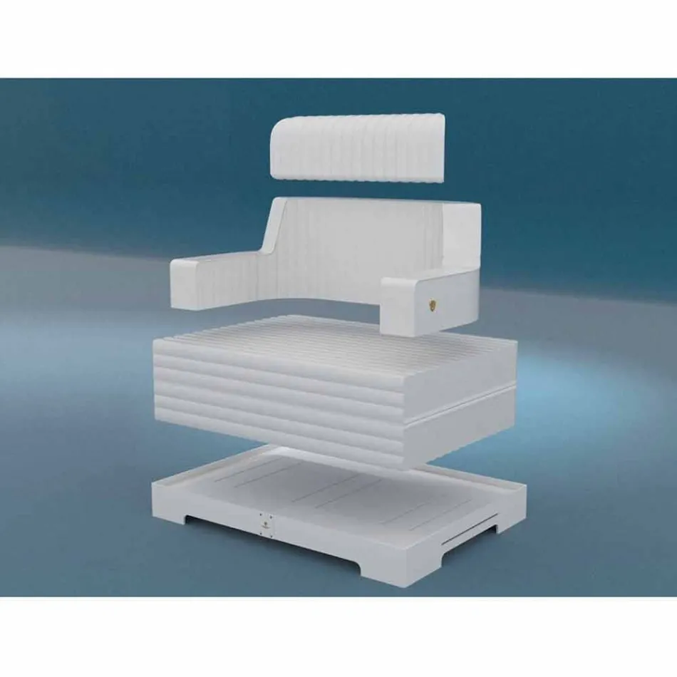 plovoucí bazén křeslo ve dvou zasedání Trona Magnum Viadurini