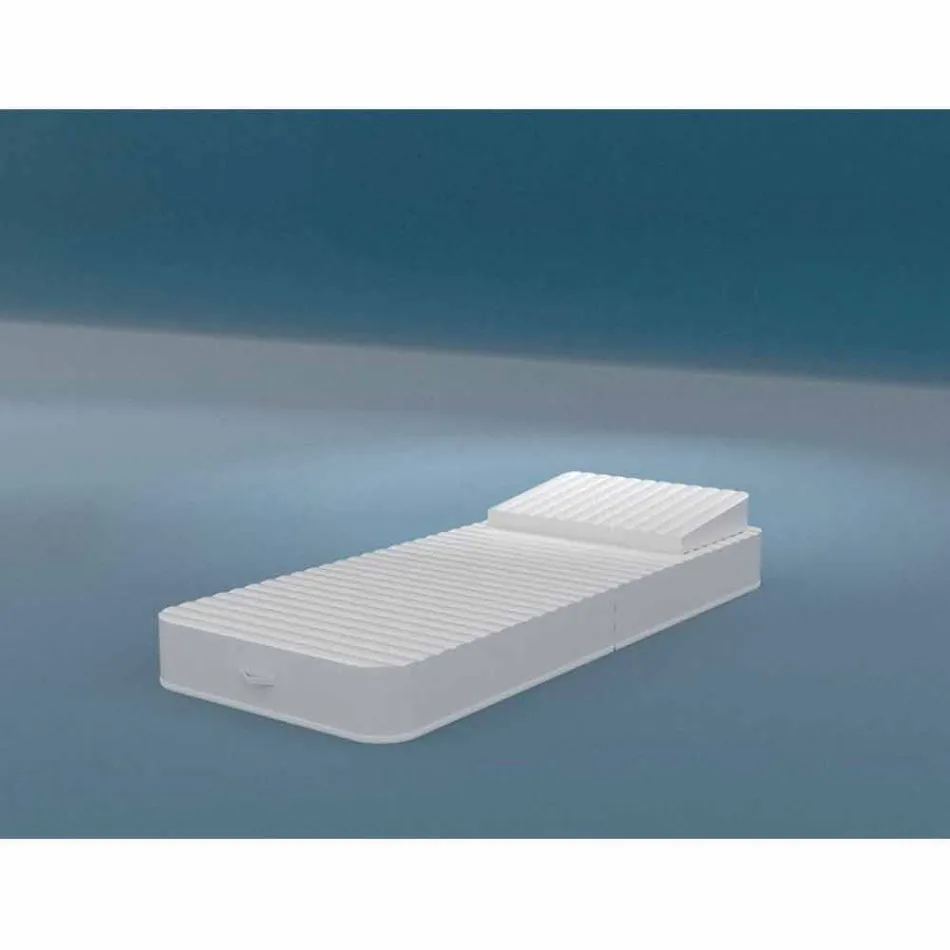 Plovoucí křeslo Trona bílém designu Luxus, made in Italy Viadurini