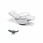 Dvoumotorové otočné křeslo moderního designu vyrobené v Itálii Cassia Viadurini