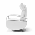 Dvoumotorové otočné křeslo moderního designu vyrobené v Itálii Cassia Viadurini