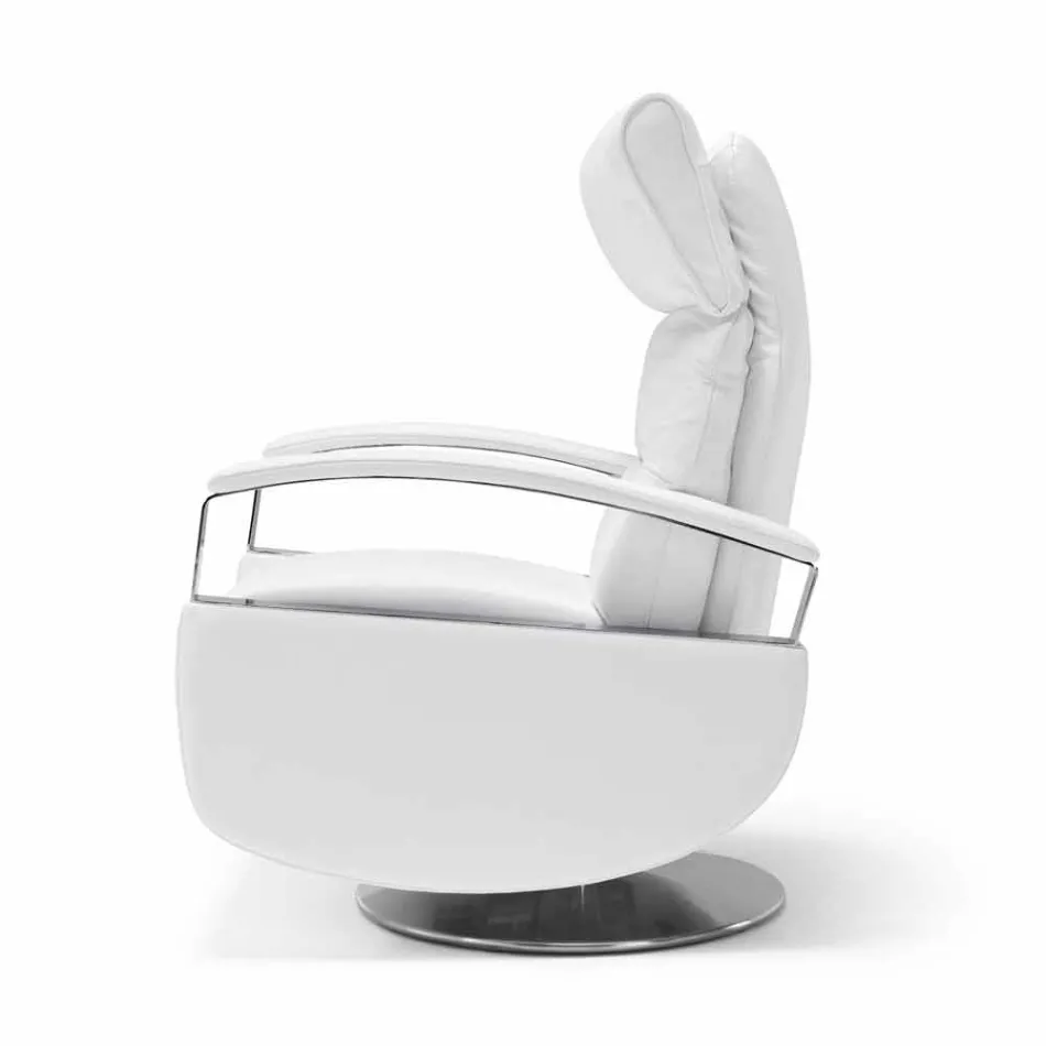 Dvoumotorové otočné křeslo moderního designu vyrobené v Itálii Cassia Viadurini