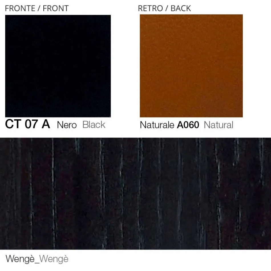 Otočné kožené křeslo s dřevěnou základnou vyrobené v Itálii - motýl Viadurini