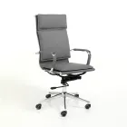 Křeslo ze syntetické kůže ve 3 různých povrchových úpravách - neon Viadurini