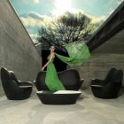Polyethylenové křeslo pro venkovní Sabinas by Vondom, moderní design Viadurini