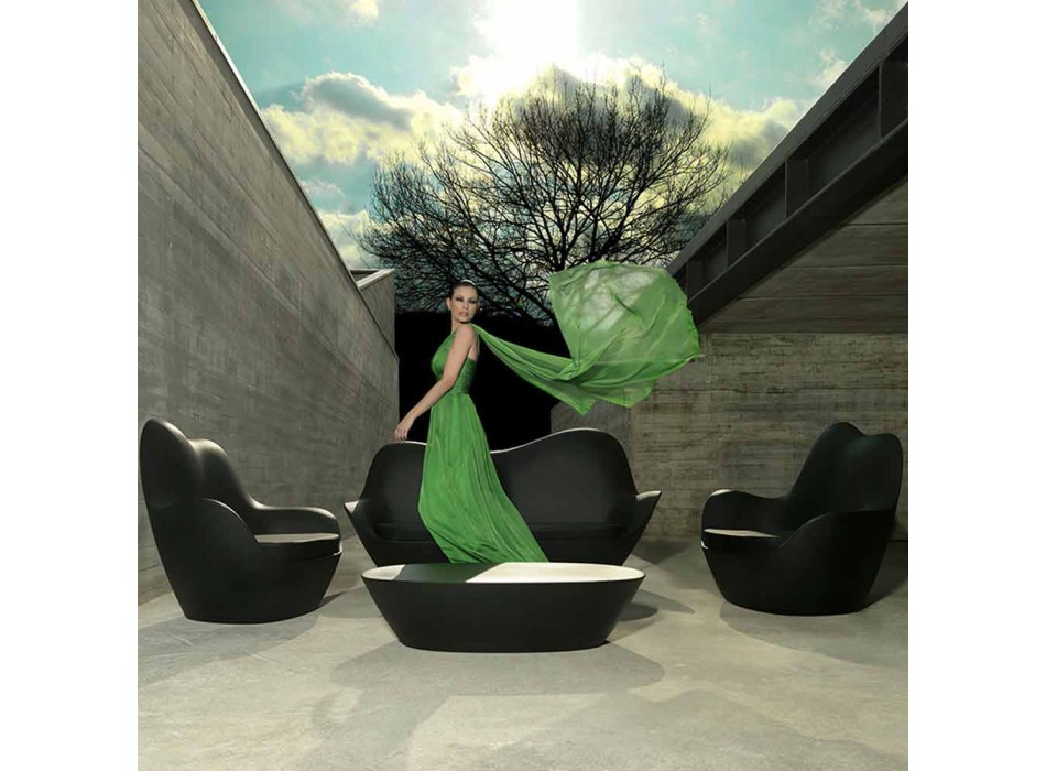 Polyethylenové křeslo pro venkovní Sabinas by Vondom, moderní design Viadurini