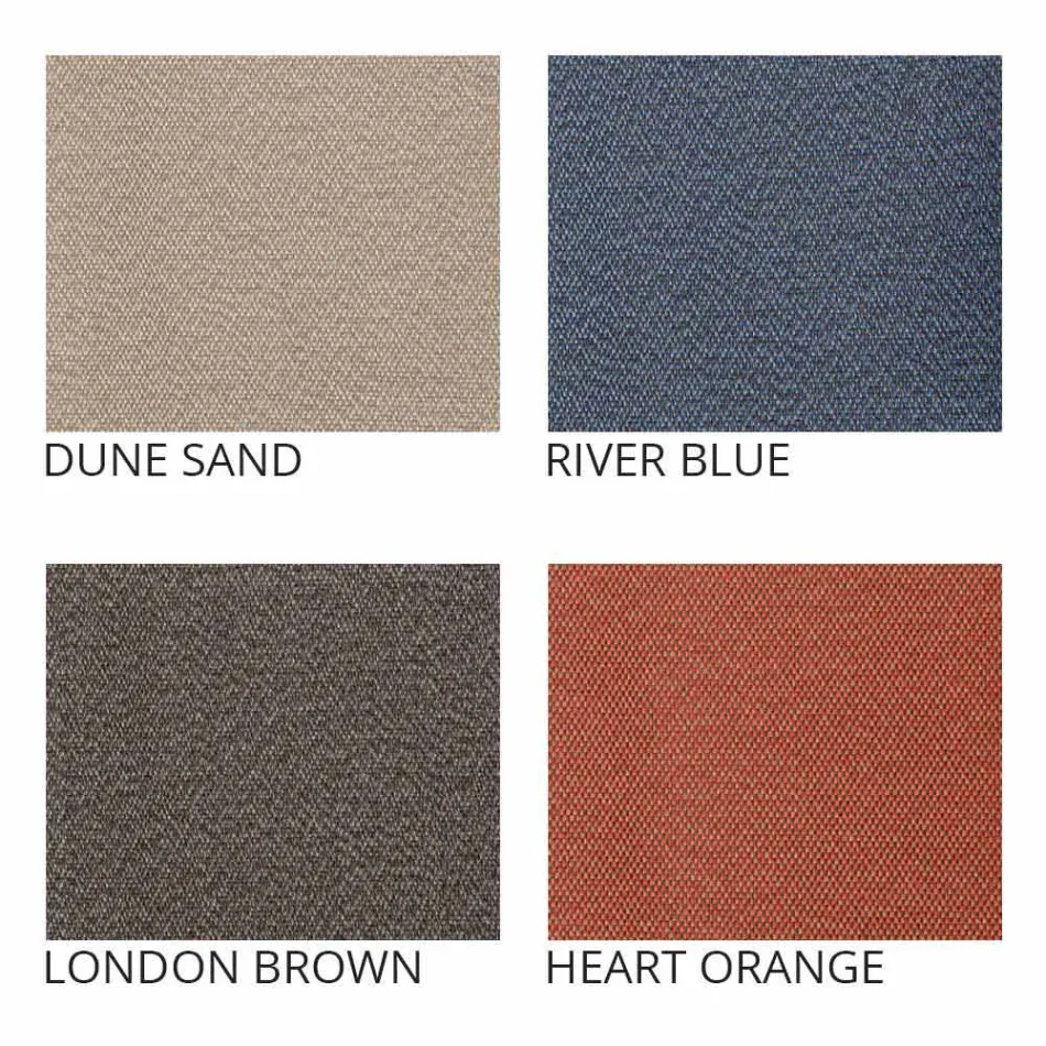 Lehátko s vodotěsnými polštáři, pro venkovní použití - Mara Slide Viadurini