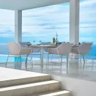 Varaschin Letní moderní zahradní lehátko v oceli Viadurini