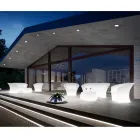 Venkovní osvětlené křeslo z polyetylenu s LED osvětlením Made in Italy - Conda Viadurini