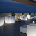 Svítící venkovní křeslo z polyetylenu Made in Italy - Chiabotto Viadurini