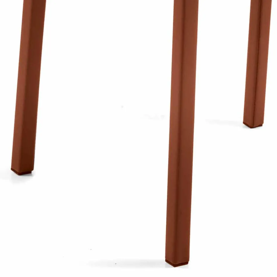 Křeslo vyrobené v Itálii pokrývá kůže Niles, moderní design Viadurini