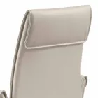 Křeslo vyrobené v Itálii pokrývá kůže Niles, moderní design Viadurini