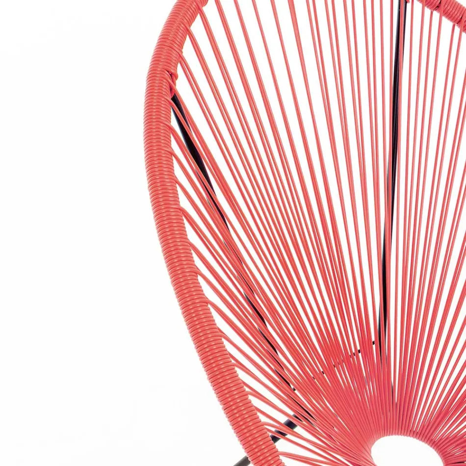 Moderní designové křeslo pro venkovní použití z lakované oceli - Spumolizia Viadurini