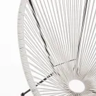 Moderní designové křeslo pro venkovní použití z lakované oceli - Spumolizia Viadurini