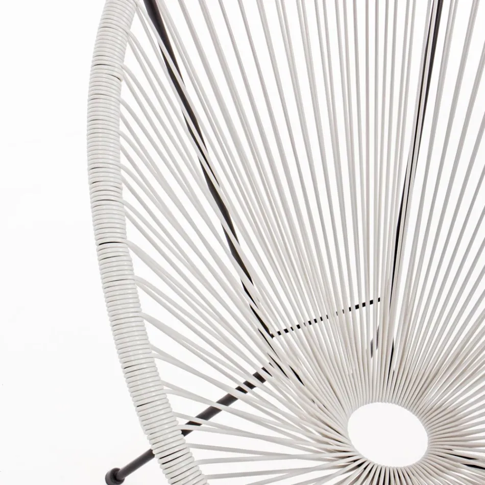 Moderní designové křeslo pro venkovní použití z lakované oceli - Spumolizia Viadurini