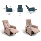 Motorizované křeslo Via Venezia s 1 motorem Viadurini