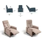 Motorizovaná zvedací židle Via Venezia se dvěma motory Viadurini