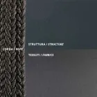 Venkovní křeslo z pozinkované oceli a lana s polštáři Made in Italy - Helga Viadurini