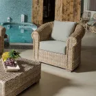 Venkovní křeslo v Kubù s polštáři v ceně - Isildur Viadurini