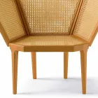 pětiúhelníkové židle klasický design lounge L103xP72cm, Pole Viadurini