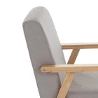 Křeslo vyrobené z masivního borovicového dřeva - xenon Viadurini