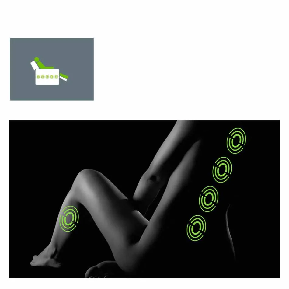 Relaxační křeslo s 1 motorem Via Verona Viadurini